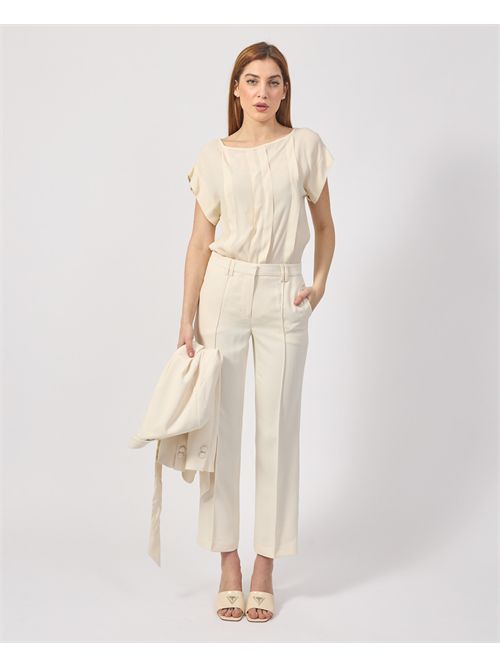 Silvian Heach straight leg trousers SILVIAN HEACH | GPP25397PAMILK